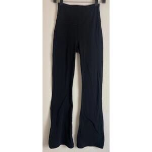 Lululemon Pants Womens 4 Black Groove Flare 33” High Rise Yoga Athletic LW5DKMS